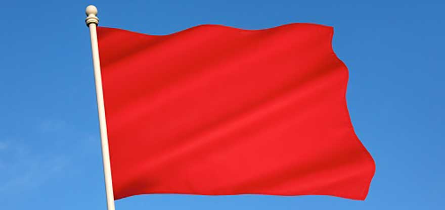 Red Flag of Danger